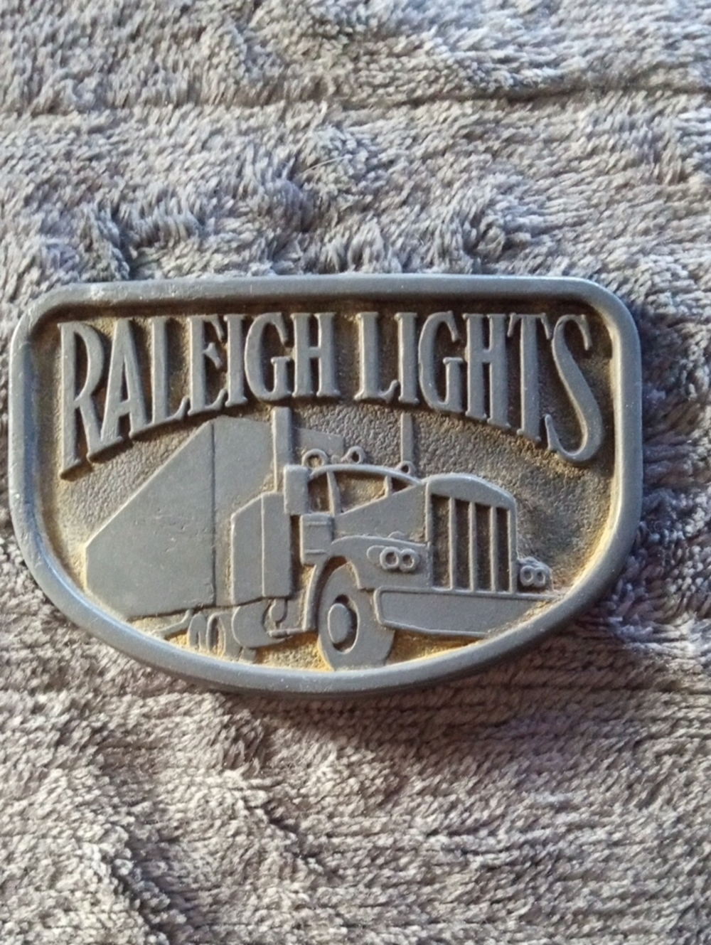 Raleigh Lights Vintage Belt Buckle